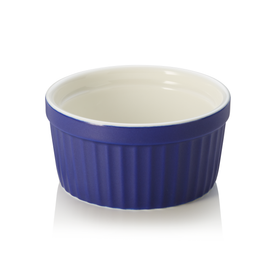 Set boluri pentru ramekin, Ø 9 cm, 130 ml, albastru, 6 bucati, portelan