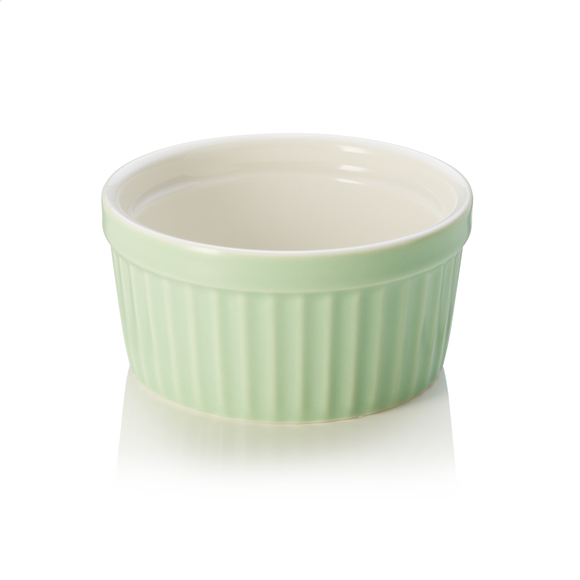 Set boluri pentru ramekin, Ø 9 cm, 130 ml, menta, 6 bucati, portelan