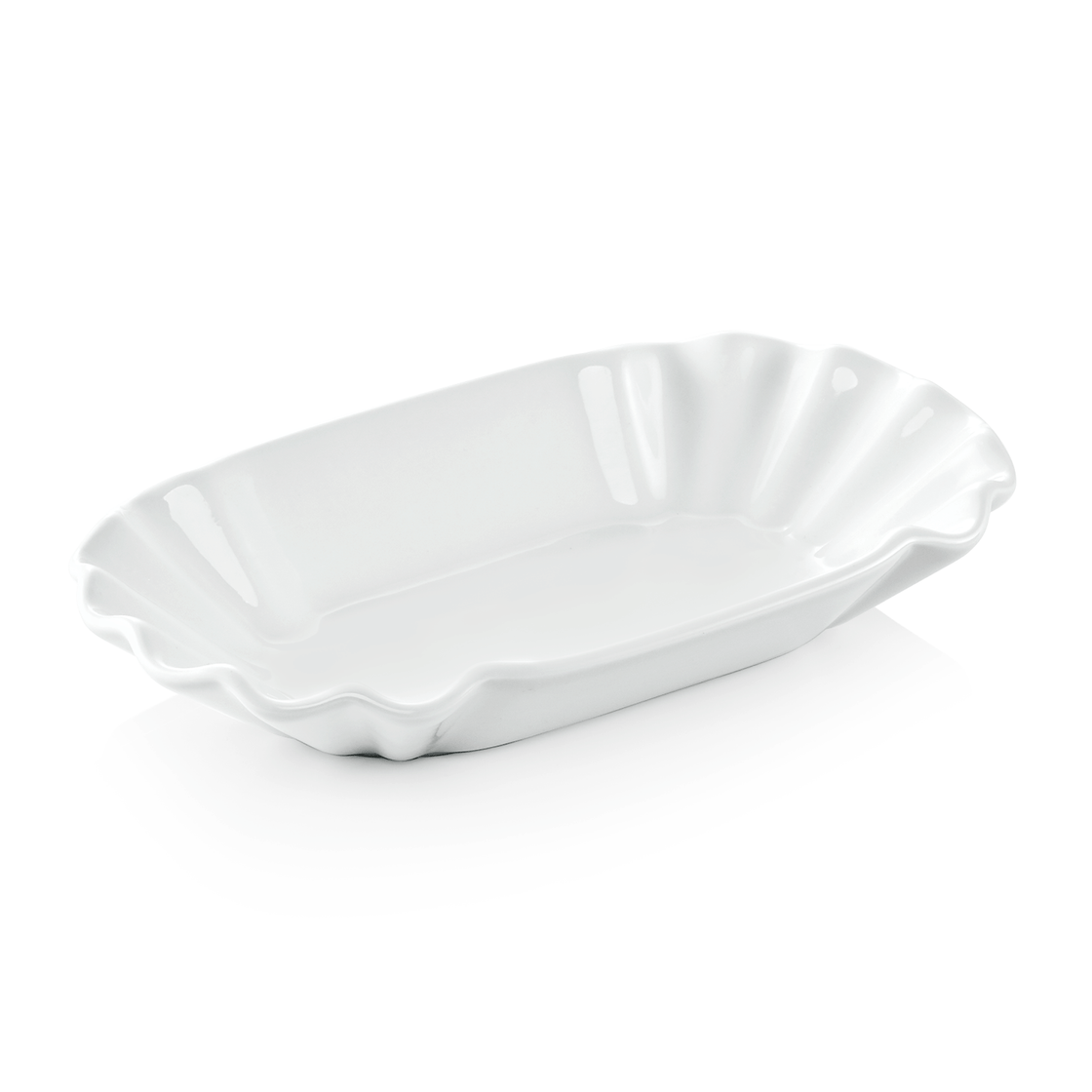 Set boluri pentru cartofi prajiti, 20 x 11 x 3 cm, set 6 bucati, portelan