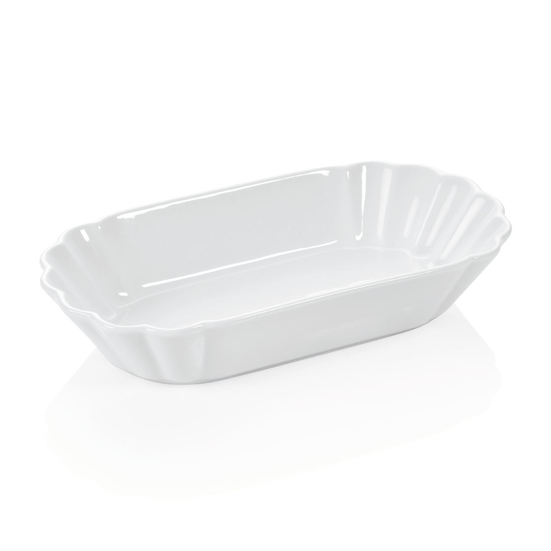 Bol pentru cartofi prajiti, 25 x 12,5 x 5 cm, set 6 bucati, portelan