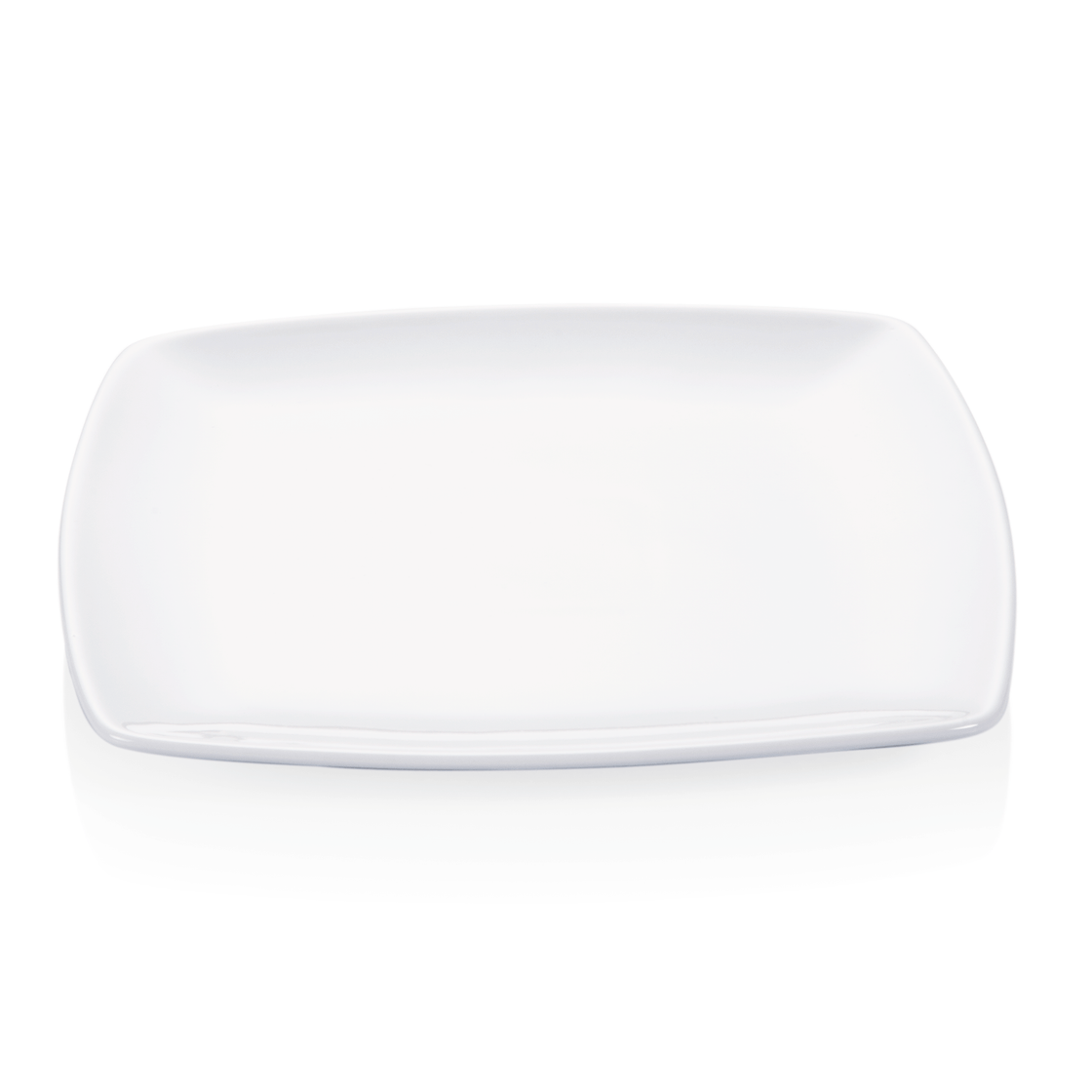 Set farfurii intinse, 24 x 24 x 2 cm, 6 bucati, portelan