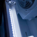 Vitrina frigorifica 2 usi 568L RICO i88 iluminare LED plafon superior publicitar iluminat