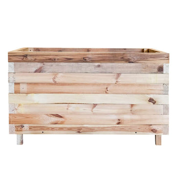 Ghiveci din lemn pentru flori 120x60xH74 cm, imagine 2