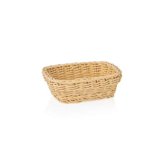 Cosuri de masa profesionale Basket Weaver, 19 x 13 x 6 cm, bej deschis, polipropilena, fara BPA