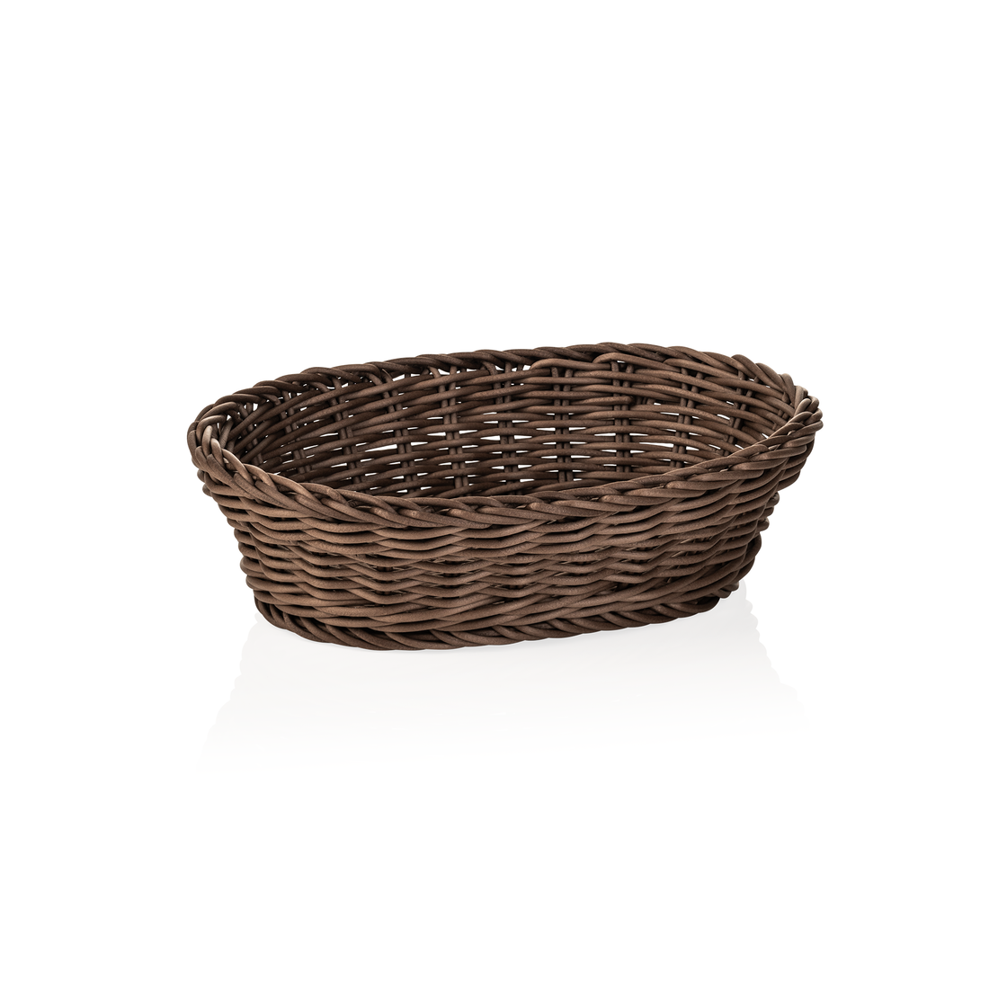 Cosuri profesionale de masa ovale, 25 x 19 x 6,5 cm, maro, polipropilena, fara BPA