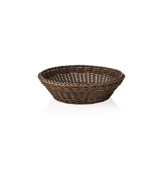 Cosuri de masa profesionale Basket Weaver, Ø 29 cm, inaltime 7 cm, maro, polipropilena, fara BPA