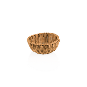 Cosuri profesionale pentru masa Basket Weaver, Ø 20 cm, inaltime 8 cm, bej, polipropilena, fara BPA