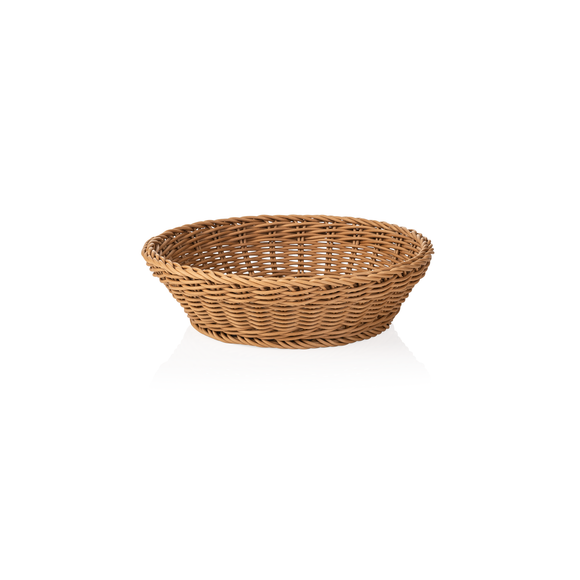 Cosuri profesionale pentru masa Basket Weaver, Ø 29 cm, inaltime 7 cm, bej, polipropilena, fara BPA