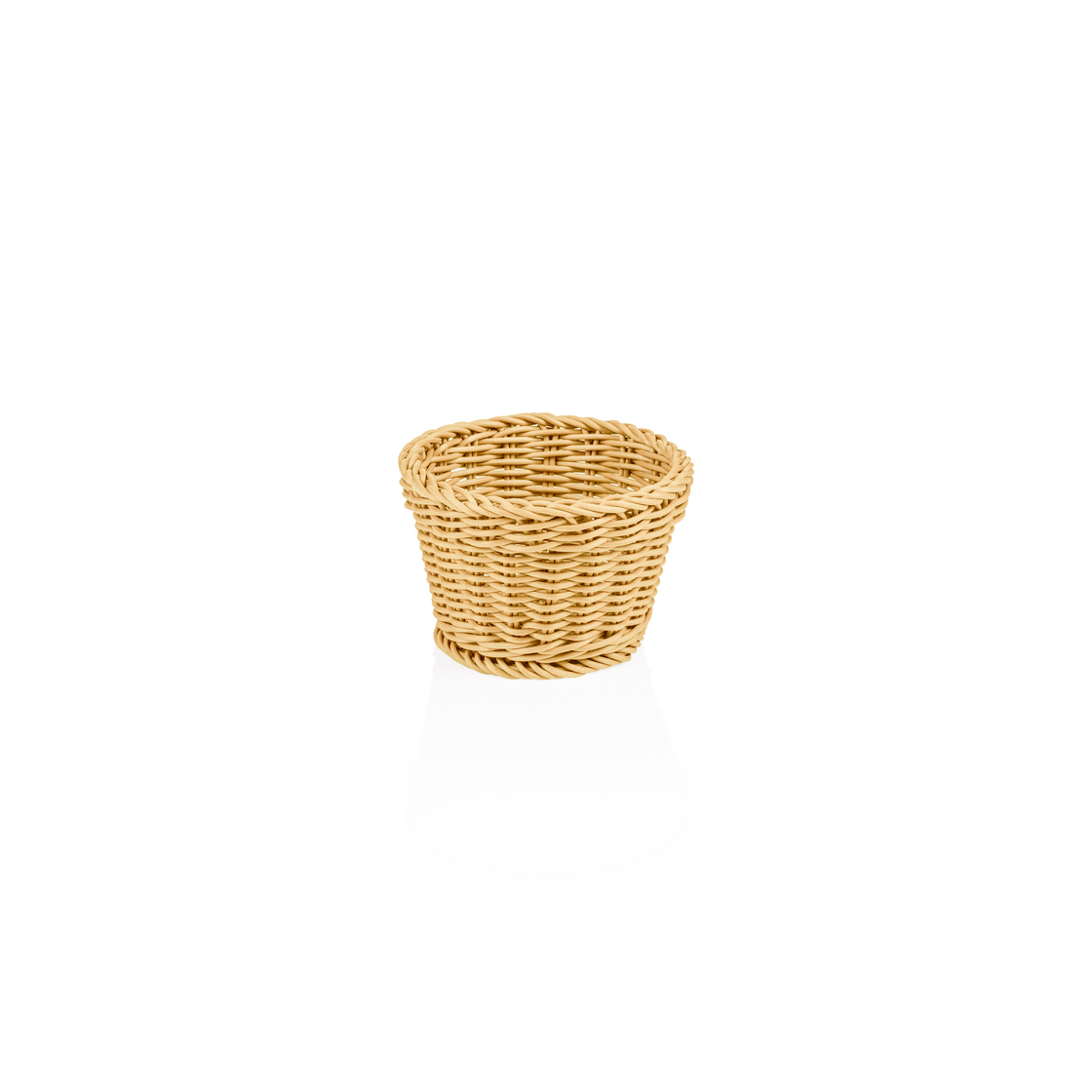 Cosuri de masa profesionale, diametru 13 cm, inaltime 10 cm, ovale, bej deschis, polipropilena, fara BPA