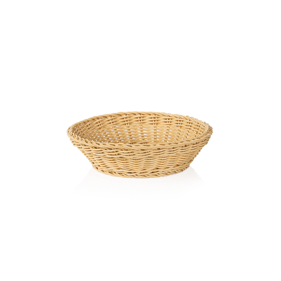 Cosuri de masa profesionale Basket Weaver, Ø 29 cm, inaltime 7 cm, bej deschis, polipropilena, fara BPA
