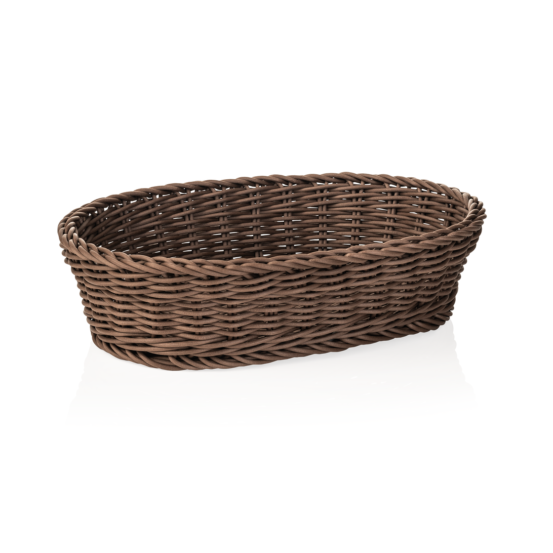 Cosuri profesionale pentru masa, 28 x 16 x 8 cm, ovale, maro, polipropilena, fara BPA