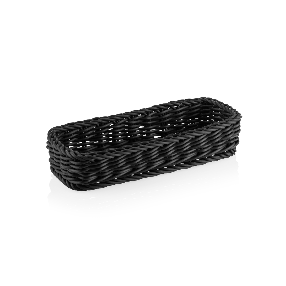 Cos pentru tacamuri Weaver Pro , 27 x 10 x 5 cm, negru, polipropilena, fara BPA