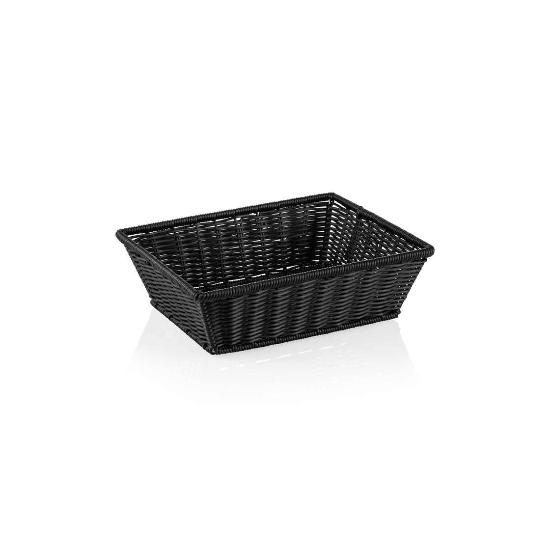 Cos GN 1/2 Weaver Pro GN, negru, polipropilena, otel inoxidabil cromat 18/10