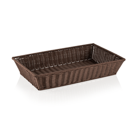 Cos GN 1/1 Weaver Pro GN, maro, polipropilena, otel cromat nichel 18/10