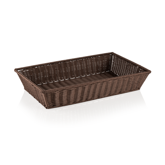 Cos GN 1/1 Weaver Pro GN, maro, polipropilena, otel cromat nichel 18/10