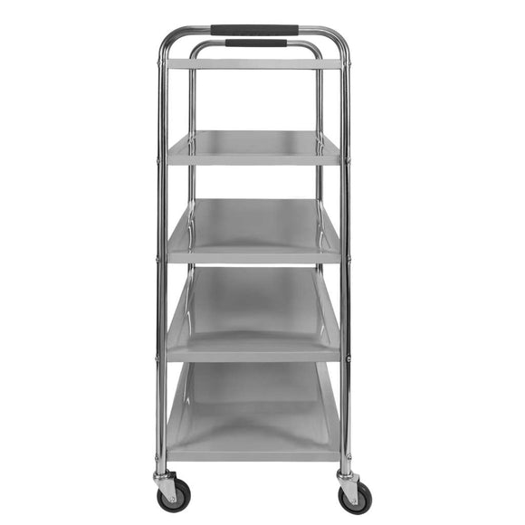 Carucior gastronomic pentru ospatari X STANDARD 86x54x154 cm 5 polite inox