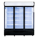Vitrina frigorifica 3 usi 1506L RICO i180 iluminare LED plafon publicitar superior iluminat