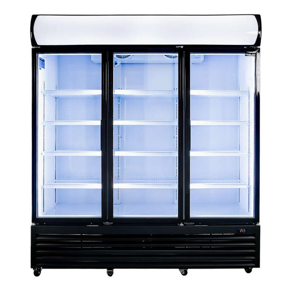 Vitrina frigorifica 3 usi 1506L RICO i180 iluminare LED plafon publicitar superior iluminat