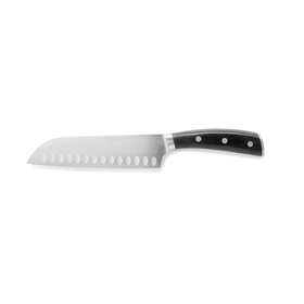 Cutit Santoku Classic Style, 30 cm, lama speciala din otel inoxidabil 420 cu lungime de 18 cm