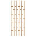 Panou lamele suspendat modular tavan/perete H-250 cm L-96 cm G-10 cm stejar kraft-5