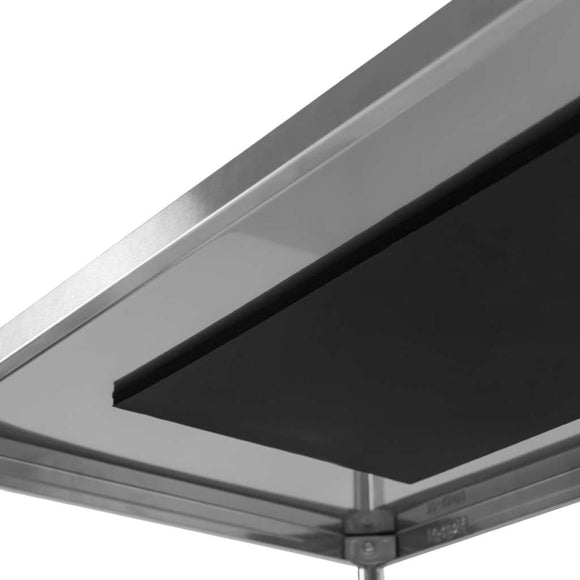 Carucior gastronomic pentru ospatari X STANDARD 86x54x154 cm 5 polite inox