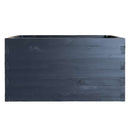 Ghiveci de flori din lemn H-74 cm L-120 cm G-60 cm antracit-2