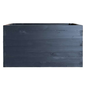 Ghiveci de flori din lemn H-74 cm L-120 cm G-60 cm antracit - 0