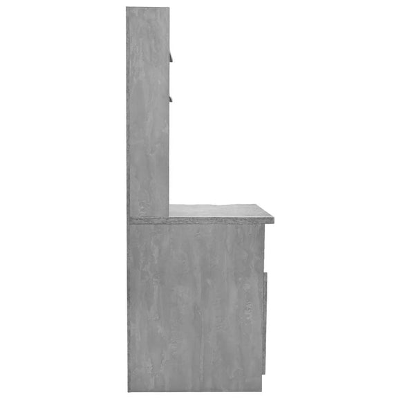 Dulap pentru espressor cu rafturi H-100/200 cm L-90 cm G-75 cm blat beton galaxy gri