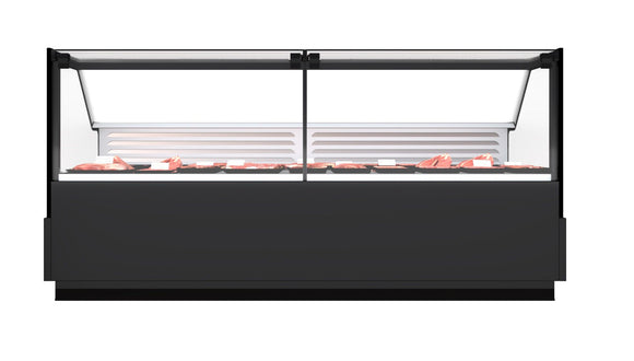 Vitrina orizontala servire carne / mezeluri, 2 metri,  temperatura -1/+7, suprafata expunere 1,3 M, 1,7 kW
