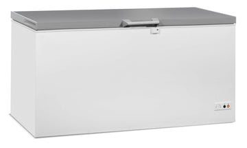 Lada congelare 572 L, capac inox, -18/-24°C