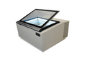Vitrina inghetata, model de banc, expunere 3 cuve, -18 / -16ºC, iluminare LED, racire statica, putere 0.195 kW, clasa energetica B-5