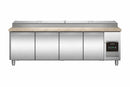 Saladeta 4 Uși cu Blat de Granit + 12 Container GN 1/3, +2/+8°C, 0.3 kW-4