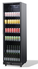 Vitrina frigorifica pentru bauturi +2/+10, 375 Litri, 4 polite, negru, iluminare LED clasa energetica B-1