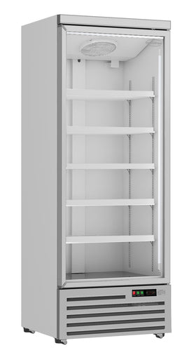 Vitria frigorifica 0/+10, 600 Litri, 5 polite, refrigerare ventilata, clasa energetica C