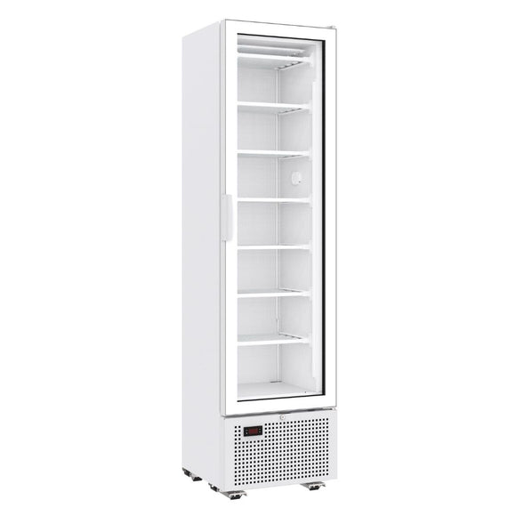 Vitrina congelare verticala, 221 Litri, racire statica, iluminare LED,