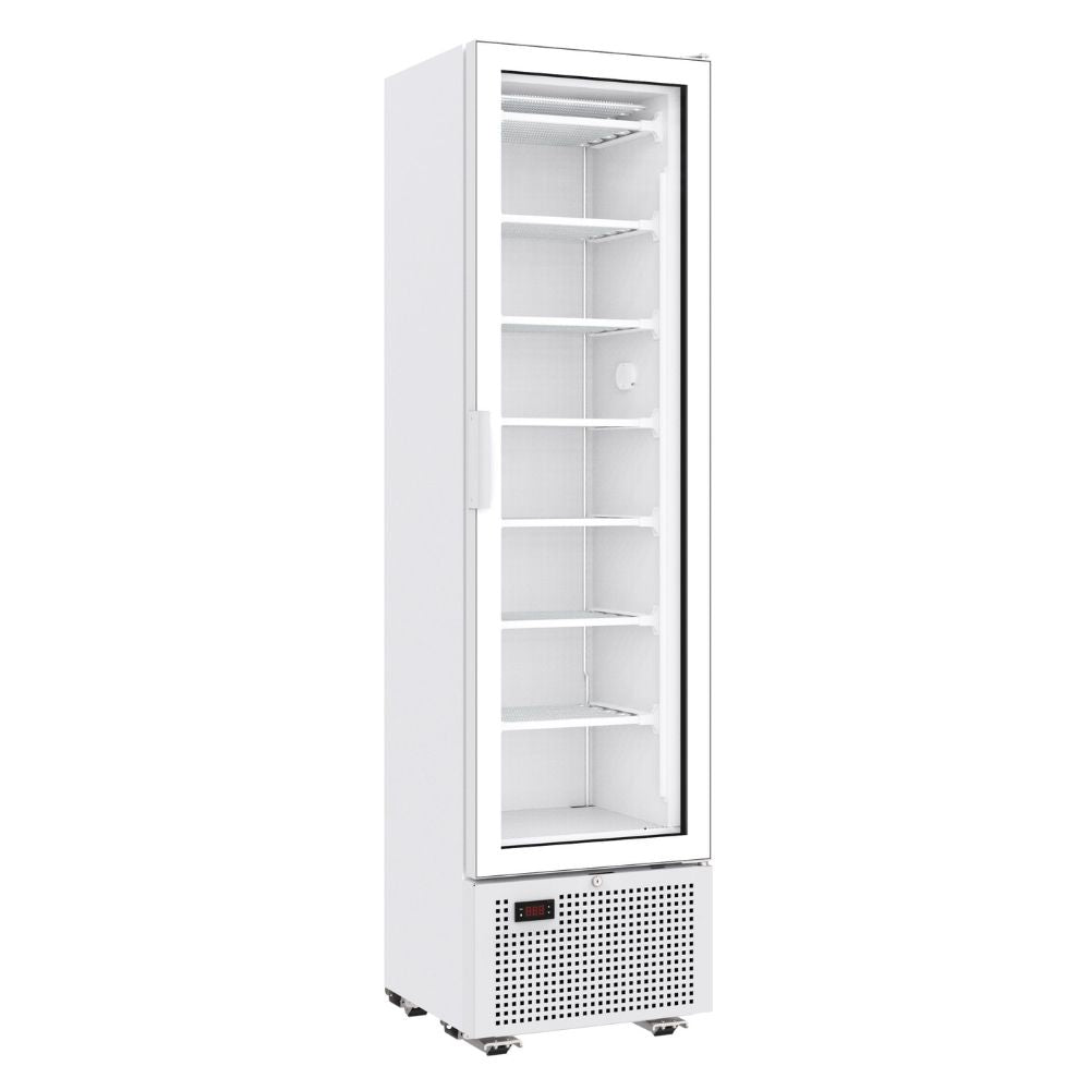 Vitrina congelare verticala, 221 Litri, racire statica, iluminare LED,