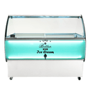 Vitrina de inghetata Curacao, expunere 10 cuve, -22/-15°C, racire statica, iluminare LED, 0.5 kW, clasa energetica A-4