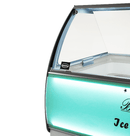 Vitrina de inghetata Curacao, expunere 10 cuve, -22/-15°C, racire statica, iluminare LED, 0.5 kW, clasa energetica A-6