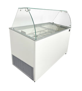 Vitrina de inghetata Java, expunere 8 cuve, -24/-14°C, racire statica, 0.2 kW, clasa energetica A - 0