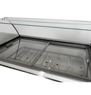 Carucior servire inghetata, expunere 9 cuve, -22/-15°C, racire statica, iluminare LED, cu spalator clesti, tejghea inox, clasa energetica A-16