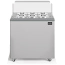 Vitrina servire inghetata, expunere 6 cuve rotunde, -20/-10°C, racire statica,, clasa energetica A-2