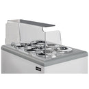 Vitrina servire inghetata, expunere 6 cuve rotunde, -20/-10°C, racire statica,, clasa energetica A-5