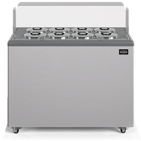 Vitrina servire inghetata, expunere 8 cuve rotunde, -20/-10°C, racire statica,, clasa energetica A - 0