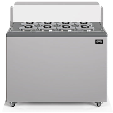 Vitrina servire inghetata, expunere 8 cuve rotunde, -20/-10°C, racire statica,, clasa energetica A - 0