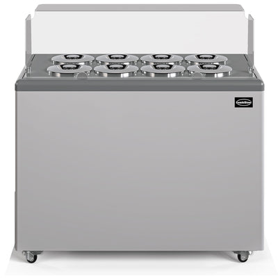 Vitrina servire inghetata, expunere 8 cuve rotunde, -20/-10°C, racire statica,, clasa energetica A - 0