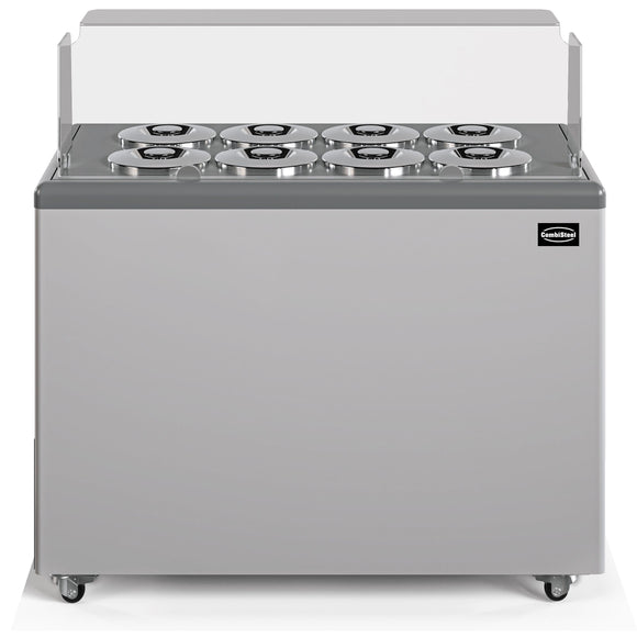 Vitrina servire inghetata, expunere 8 cuve rotunde, -20/-10°C, racire statica,, clasa energetica A