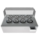 Vitrina servire inghetata, expunere 8 cuve rotunde, -20/-10°C, racire statica,, clasa energetica A-4
