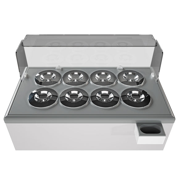 Vitrina servire inghetata, expunere 8 cuve rotunde, -20/-10°C, racire statica,, clasa energetica A