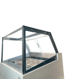 Vitrina de inghetata Komodo, expunere 6 cuve, -16/-18°C, racire ventilata, touch screen, iluminare LED, 550 W, clasa energetica C-14