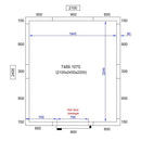 Camera frigorifica completa cu podea si usa acces, grosime pereti 80 mm., 210x240xH220 cm, 8,9 m3-2